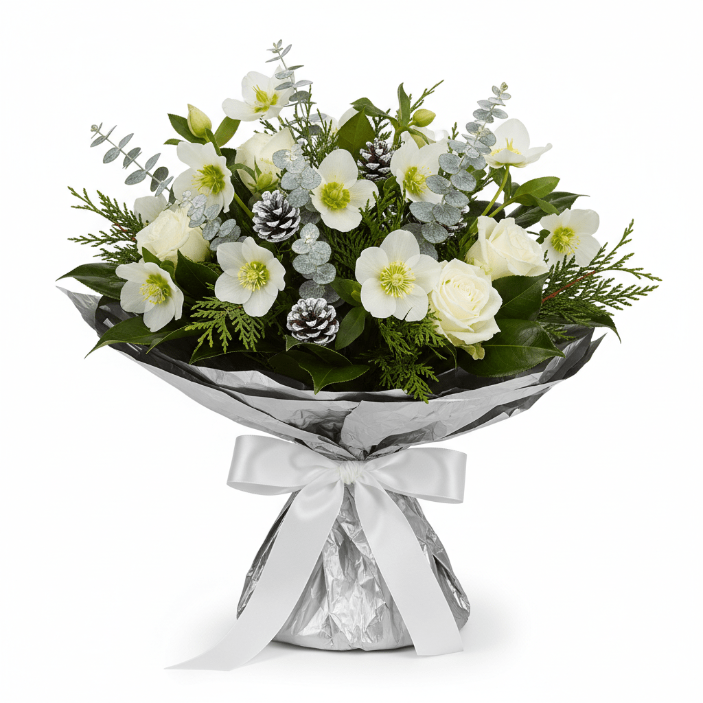 Winter Frost Bouquet - Blossomly