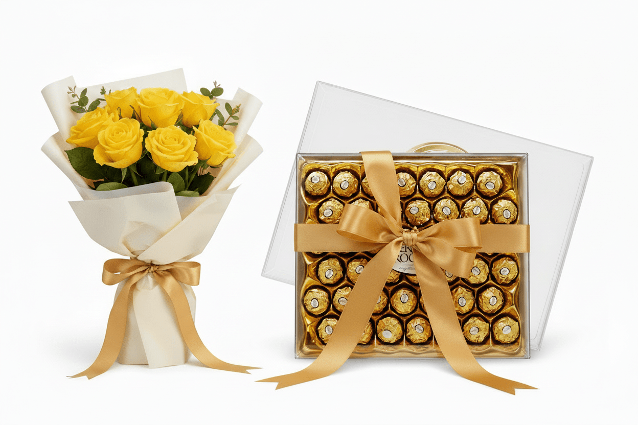 Roses & Chocolates | Blossomly - Blossomly
