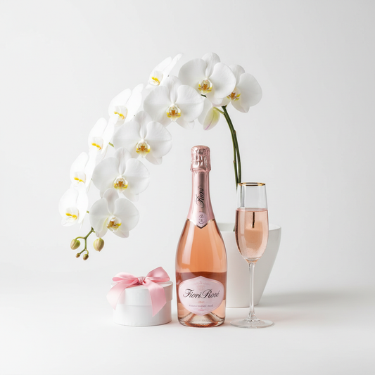 Orchids and Rosé Prosecco Bundle