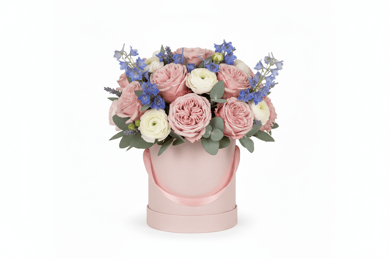 Mother's Day Luxury Hatbox | Blossomly - Blossomly